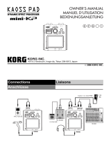 Korg MINI KP Owner's manual