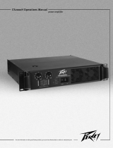 Peavey CS 2000H Professional Stereo Power Amplifier User manual