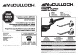 McCulloch MB3200 User manual