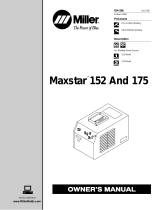 Miller Maxstar 152 User manual