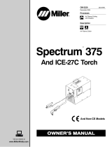 Miller SPECTRUM 375 CUTMATE User manual