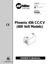 Miller PHOENIX 456 400V AC CE User manual