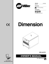 Miller Electric Dimension 812 User manual