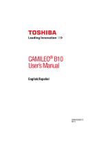 Toshiba Camileo B10 User manual