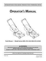 Bolens B00 User manual