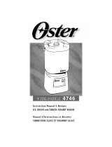 Oster 4746 User manual