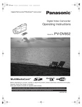 Panasonic PV-DV852 User manual