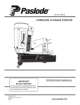 Paslode 16 Gauge Stapler Specification