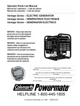 Coleman Powermate PC0473503 User manual