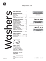 GE wcvh4800k User manual