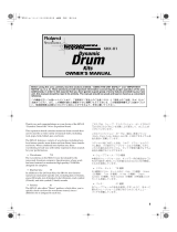 Roland SRX-01 User manual