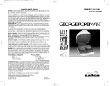 George Foreman GR10ABLK User manual