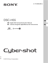 Sony Cyber Shot DSC-H55 User manual