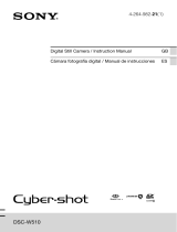 Sony Cyber Shot DSC-W510 User manual