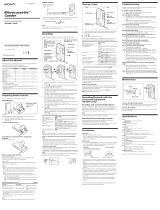 Sony M-560V User manual