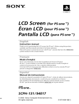 Sony PlayStation Écran LCD SCPH-131 User manual