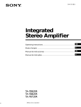 Sony TA-FB720R User manual