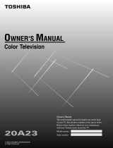 Toshiba 20A23 User manual