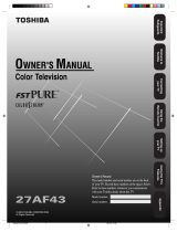 Toshiba 27AF43 User manual