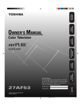 Toshiba 27AF53 User manual