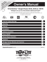 Tripp Lite SmartOnline Single-Phase 5kVA, 6kVA & 10kVA UPS User manual