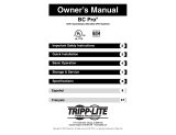 Tripp Lite BC Pro User manual