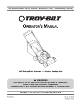 Troy-Bilt 12A466M011 User manual