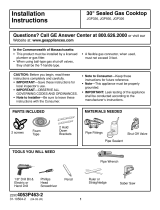 GE JGP336WEDWW Installation guide