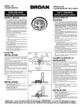 Broan 154 User manual