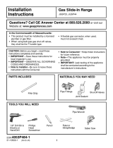 GE JGSP44CEYCC Installation guide