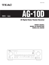 TEAC AG-10DAV User manual
