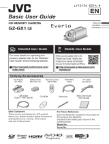 JVC Everio GZ-GX1 User guide