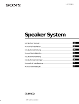 Sony SS-M9ED User manual