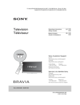 Sony Bravia KDL-60W630B Operating instructions