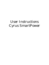 Cyrus SmartPower Owner's manual