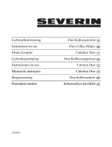 SEVERIN KA 5825 Owner's manual