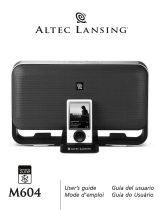 Altec Lansing M604 User manual