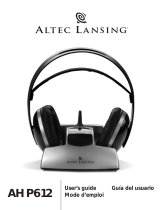 Altec Lansing AHP612 User manual