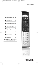 Philips Universal Remote Control 7-in-1 User manual