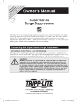 Tripp Lite Super Series Surge Owner's manual