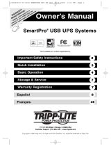 Tripp Lite SmartPro USB UPS Owner's manual