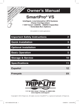 Tripp Lite SmartPro VS UPS Owner's manual