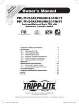 Tripp Lite PDUMH15-20AT/PDUMH15-20ATNET PDU Owner's manual