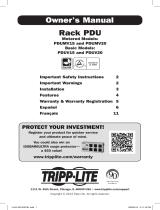 Tripp Lite PDUMV/PDUV15-20 Rack PDU Owner's manual