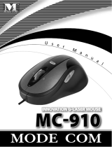 Mode com MC-910  Innovation G-Laser Mouse, Black/Blue User manual