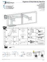 Ergotron LX Dual Side-by-Side Arm User guide