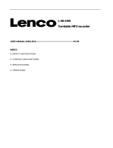 Lenco L-80 USB User manual