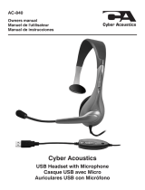 Cyber Acoustics AC-840 User manual