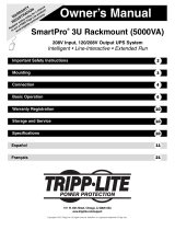 Tripp Lite SmartPro 3U Owner's manual