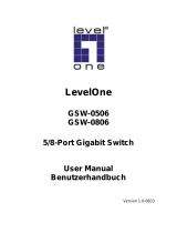 LevelOne GSW-0806 8 Port Gigabit Switch User manual